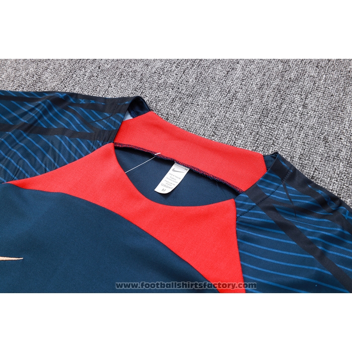 Tracksuit Paris Saint-Germain Short Sleeve 2023-2024 Blue - Shorts